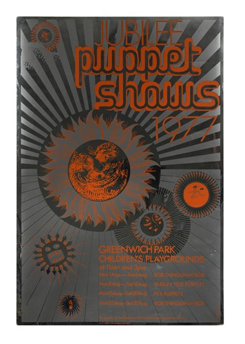 Lot 321 - A 1977 Silver Jubilee Puppet Shows poster