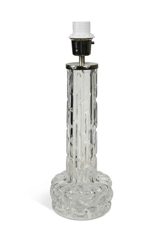 Lot 175 - Carl Fagerlund for Orrefors, a large glass table lamp