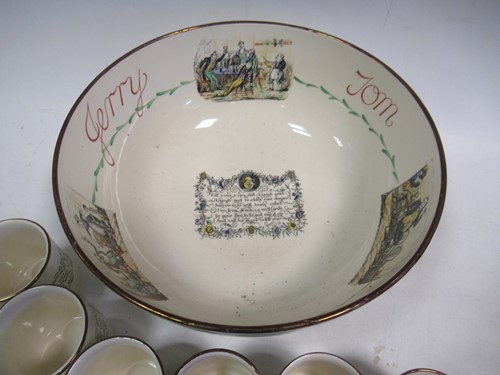 Lot 182 - A Gray's Pottery Tom and Jerry punch set