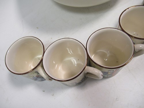 Lot 182 - A Gray's Pottery Tom and Jerry punch set