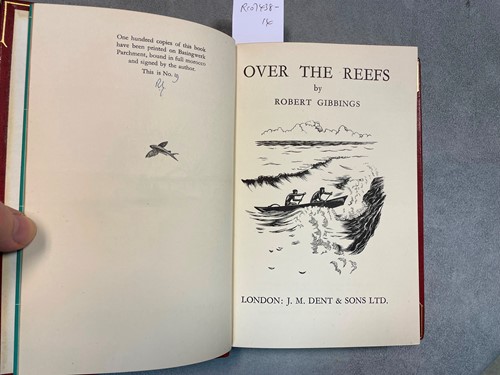 Lot 378 - GIBBINGS (Robert) Over the Reefs, 1st edition...