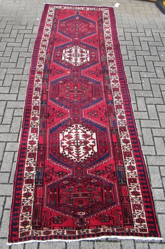 Lot 562 - A Moshkin runner 330 x 117cm, modern