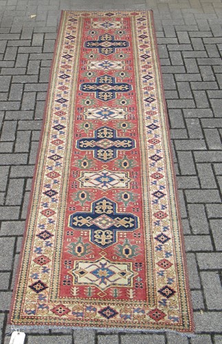 Lot 638 - A Karabagh runner 290 x 85cm, modern