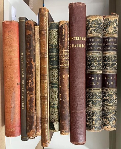 Lot 232 - Scenery and antiquities - plate books. FISHER....