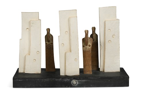 Lot 105 - § John Maltby (British, 1936-2020), 3 Figures (St Ives)