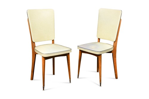Lot 238 - A set of six French Art Deco dining chairs