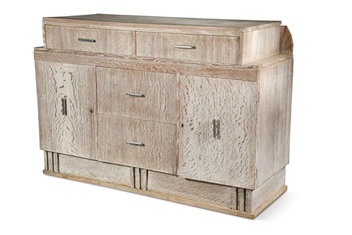 Lot 231 - Attributed to Heal's, a limed oak sideboard, circa 1930s