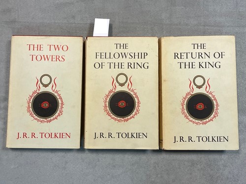 Lot 421 - TOLKIEN (J R R) The Lord of the Rings, 3 vols.,...