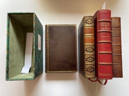 Lot 385 - Bible reference. ANDERSON (Christopher) The...