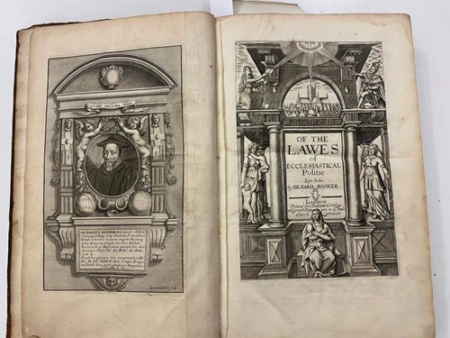 Lot 143 - HOOKER (R) The Lawes of Ecclesiastical Politie....