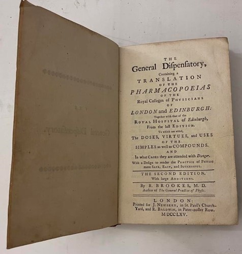 Lot 178 - BROOKES (Richard) The General Dispensatory,...