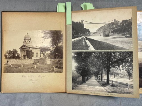 Lot 116 - A 19th Century photograph album containing 41...