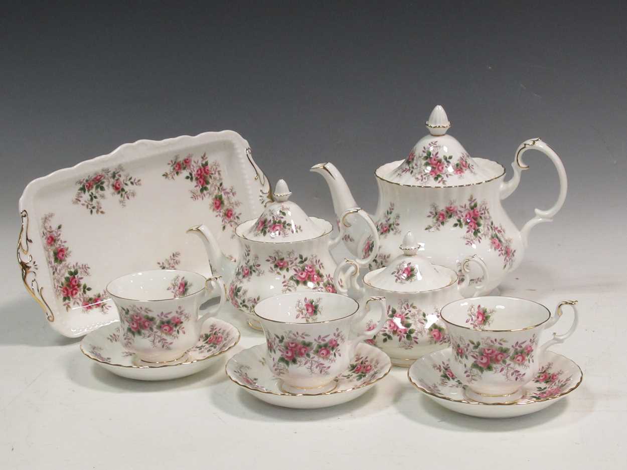 Lot 63 - A Royal Albert Lavender Rose china tea and...