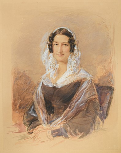 Lot 600 - Attributed to George Richmond, RA (British, 1809-1896)