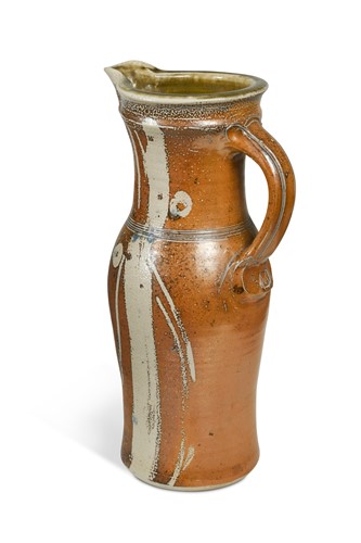 Lot 95 - Michael Casson (British, 1925-2003), a large salt glaze jug