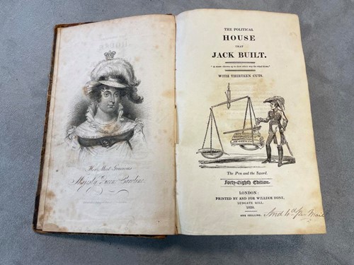 Lot 250 - A bound collection of satirical political...