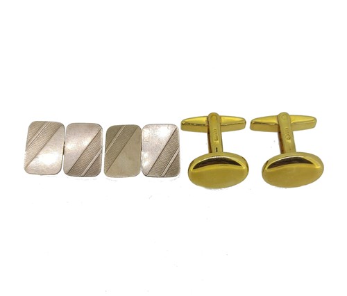 Lot 111 - Two pairs of cufflinks