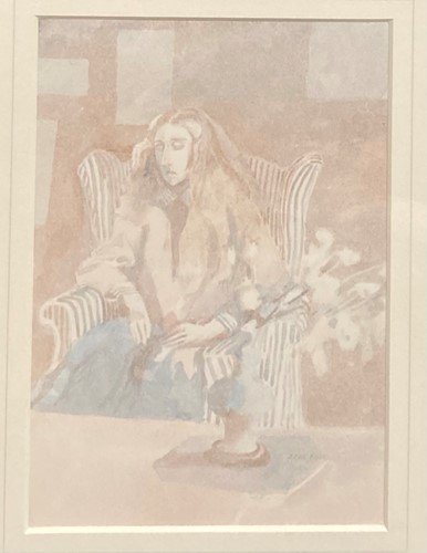 Lot 295 - Jean Rose (Modern British) Portrait of a young...