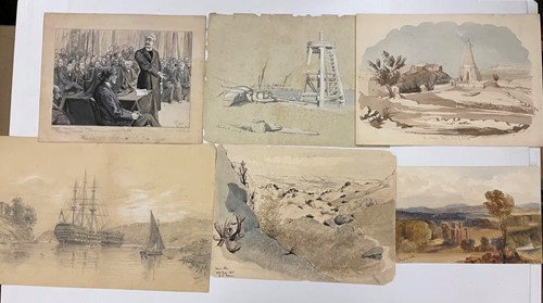 Lot 117 - A collection of twelve 19th century...