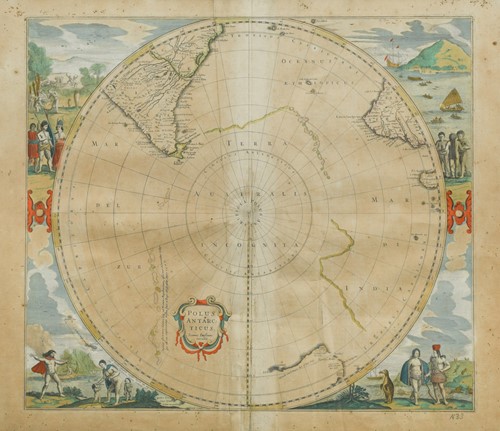 Lot 66 - Johannes Janssonius Polus Antarcticus,...