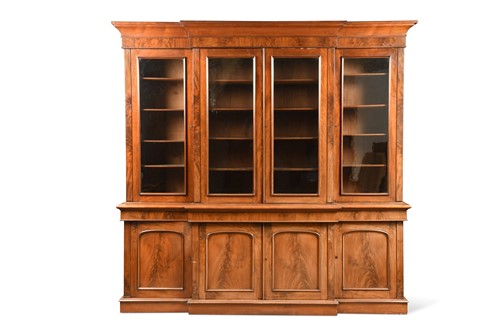 Lot 927 - A Victorian mahogany library bookcase