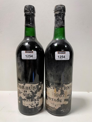 Lot 1254 - Cockburn's vintage port 1967, 2 bottles