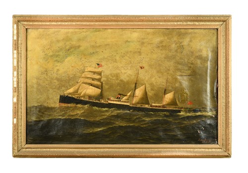 Lot 565 - Antonio Jacobsen (American/Danish, 1850-1921)