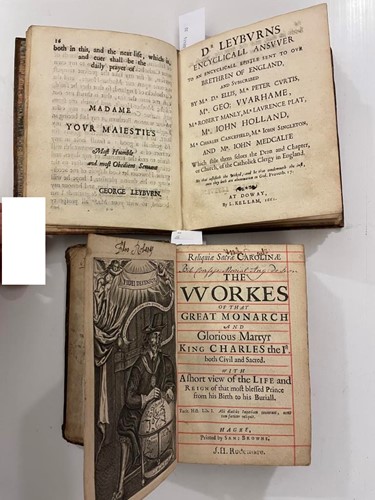 Lot 140 - CHARLES I. Reliquiae Sacrae Carolinae, The...