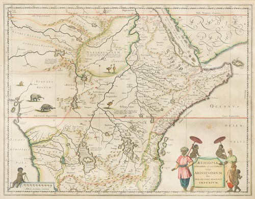 Lot 69 - Jan Jansson. Aethiopia Superior vel Interior;...