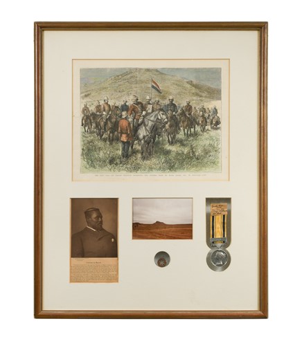 Lot 120 - South Africa, Zulu War, coloured steel...