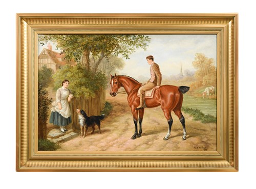 Lot 510 - Edward Benjamin Herberte (British, 1857-1893)