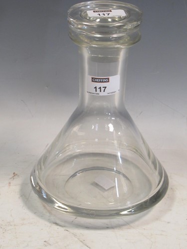 Lot 117 - Swedish decanter and stopper 22.5cm high