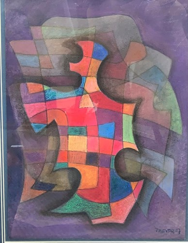 Lot 253 - Trevor Thomas (1907-1993) Abstract form, 1957,...
