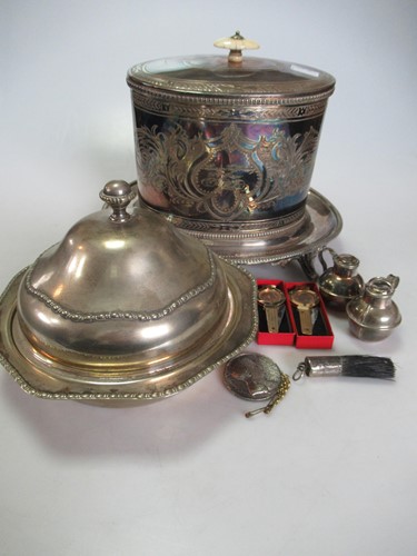 Lot 226 - A collection of silver plated items including...