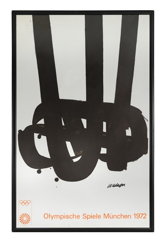 Lot 320 - After Pierre Soulages (French, born 1919), 1972 Munich Olympic Games Poster