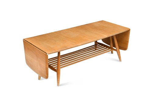 Lot 292 - An Ercol elm drop-flap coffee table