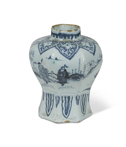 Lot 483 - A Delft vase, circa 1700