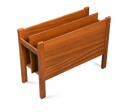 Lot 269 - Guy Rogers for Heals, a mid-century afromosia magazine rack