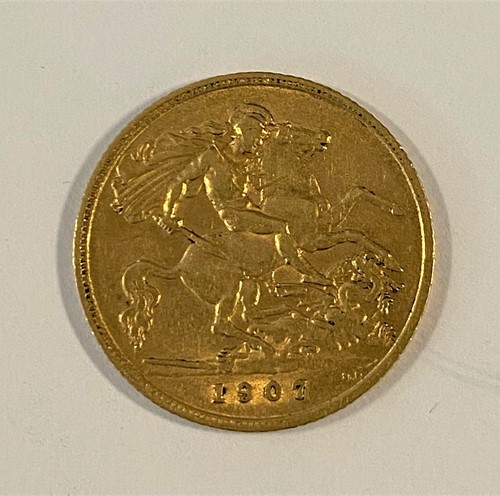 Lot 201 - An Edward VII half sovereign dated 1907
