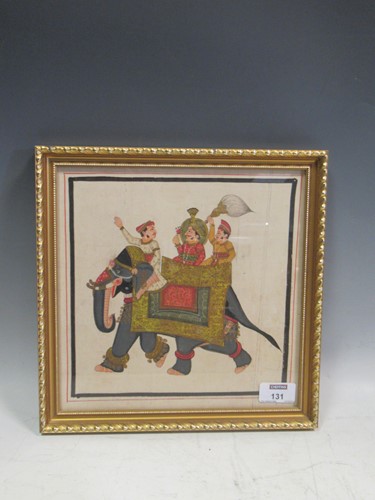 Lot 131 - Indian School, mid-19th century - Nobleman...