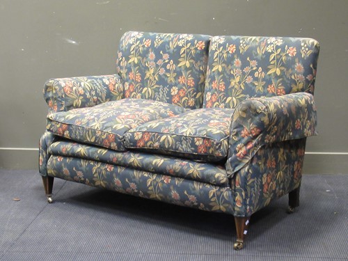 Lot 479 - An Edwardian two-seat sofa, 150 cm wide
