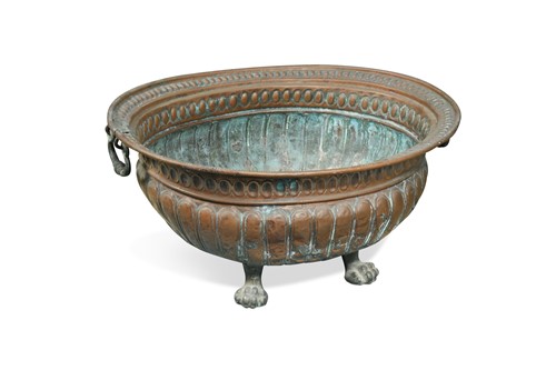 Lot 745 - A Dutch copper wine cooler, early 19th century