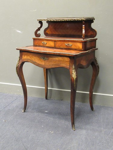 Lot 470 - A late 19th century French rosewood and...