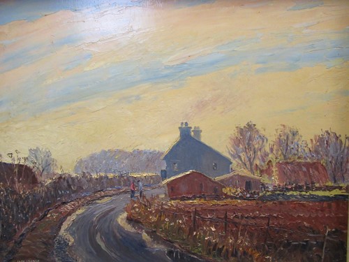 Lot 285 - Jack Savage, MIPA (1910-2003) Winter landscape...
