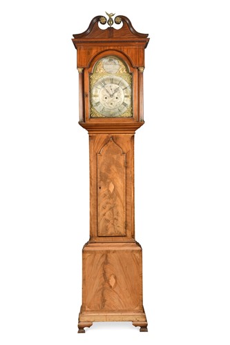 Lot 813 - A mahogany longcase clock, early 19th century