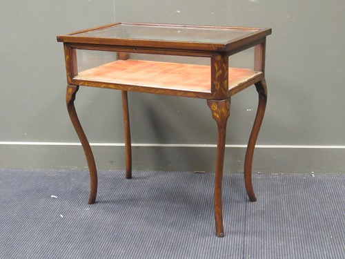 Lot 626 - A Dutch walnut and floral marquetry inlaid...