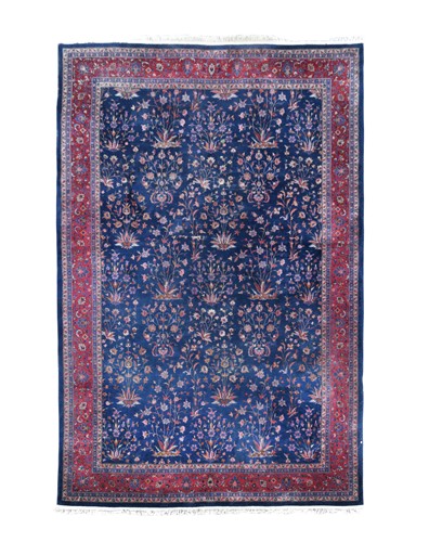 Lot 817 - A large Oriental carpet, probably Isparta, Central West Anatolia