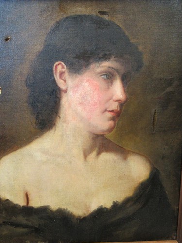 Lot 305 - Follower of Luke Fildes, portraits of a young...