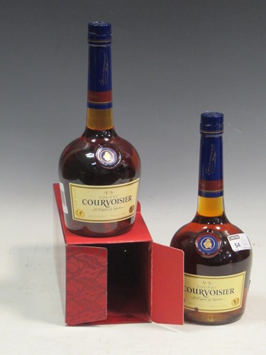 Lot 54 - Two bottles of Courvoisier VS Cognac