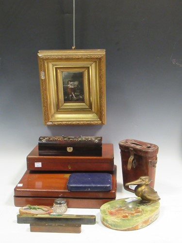 Lot 53 - A cold painted bronze model of a lizzard...
